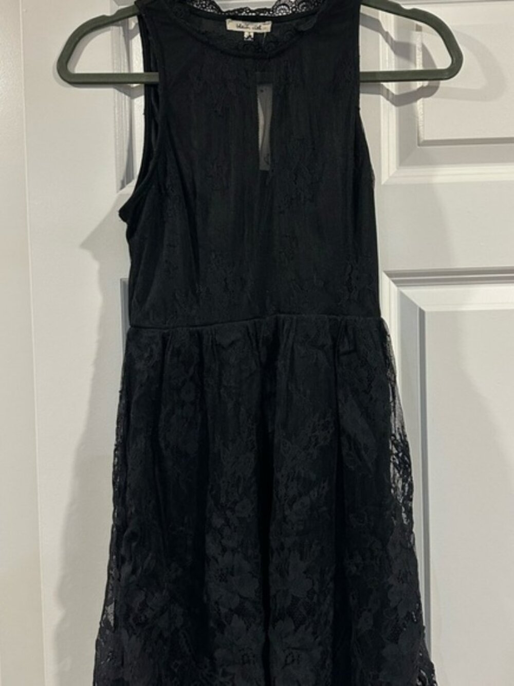 Ladies Black Lace mini dress